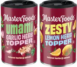 IGA MasterFoods Topper Seasoning 45‑50g Selected Varieties offer