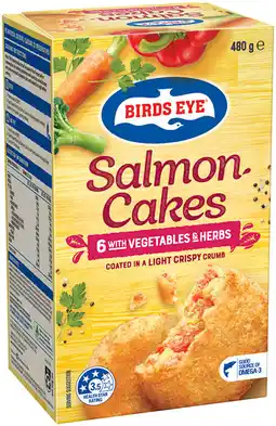 IGA Birds Eye Salmon Cakes with Vegetables & Herbs offer