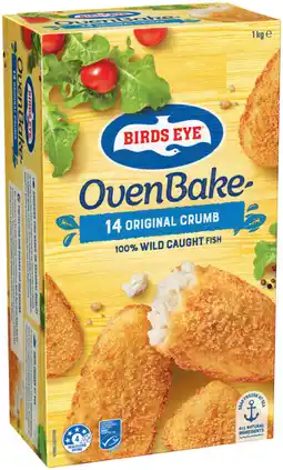 IGA Birds Eye Oven Bake Original Crumb Fish Fillets offer