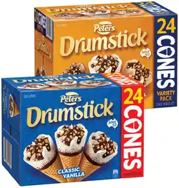 IGA Peters Drumstick or Summer Faves 24 Pack Selected Varieties offer