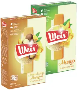 IGA Weis Bar 4 Pack or Mini 6 Pack Selected Varieties offer