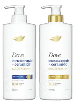 IGA Dove Shampoo or Conditioner 350mL Selected Varieties offer