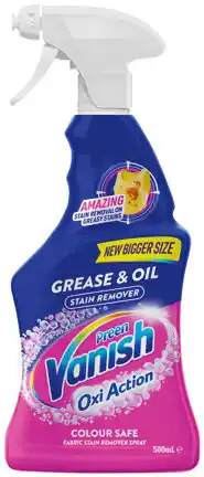 IGA Vanish Preen Oxi Action Grease & Oil Stain Remover Spray offer