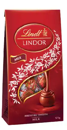 IGA Lindt Lindor Chocolate Bag 123‑125g Selected Varieties offer