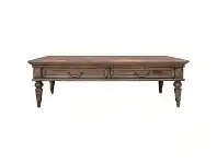 LivingStyles Aldreth Pine Timber Coffee Table, 130cm offer