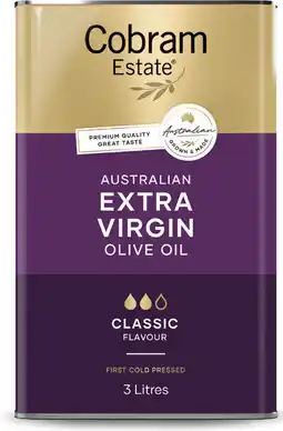 IGA Cobram Estate Extra Virgin Olive Oil Selected Varieties offer