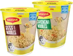 IGA Maggi Cup Noodles 58‑65g Selected Varieties offer