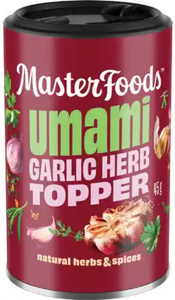 IGA MasterFoods Topper Seasoning Selected Varieties offer