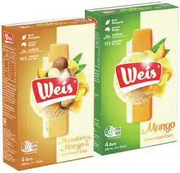 IGA Weis Bar 4 Pack, Mini 6 Pack or Tub 1 Litre Selected Varieties offer