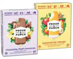 IGA Proud & Punch Ice Cream Selected Varieties offer