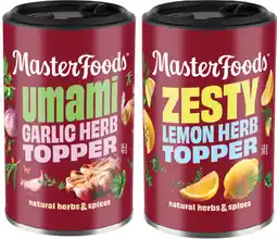 IGA MasterFoods Topper Seasoning Selected Varieties offer