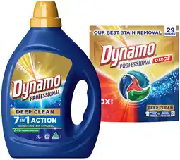 IGA Dynamo Professional Laundry Liquid 2 Litre or Capsules 29 Pack Selected Varieties offer