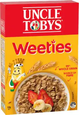 IGA Uncle Tobys Vita Weeties offer