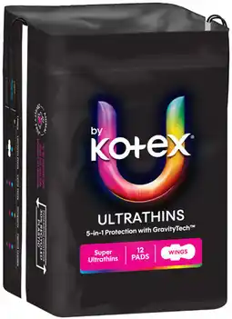 IGA U By Kotex Pads 6‑16 Pack Selected Varieties offer