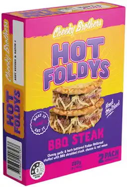 IGA Cheeky Brothers Hot Foldys Selected Varieties offer