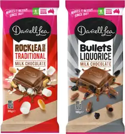IGA Darrell Lea Chocolate Block 160‑180g Selected Varieties offer