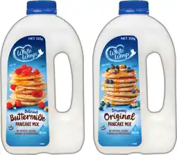 IGA White Wings Pancake Mix 325‑350g Selected Varieties offer