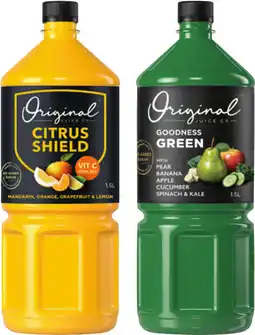 IGA Original Juice Co Black Label Juice Selected Varieties offer
