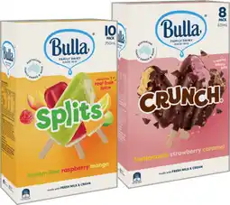 IGA Bulla Ice Cream Sticks 8‑14 Pack Selected Varieties offer