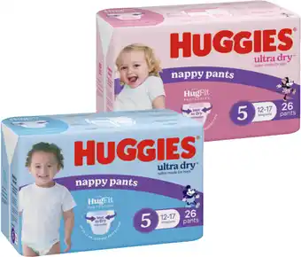 Huggies Nappy Pants Selected Varieties