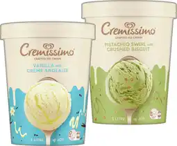 IGA Streets Cremissimo Ice Cream Selected Varieties offer