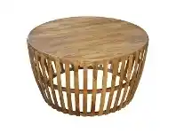 LivingStyles Hougham Mango Wood Round Coffee Table, 80cm offer