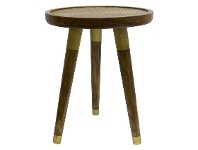 LivingStyles Kipo Mango Wood Round Side Table offer