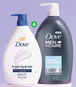 Woolworths Dove Body Wash offer