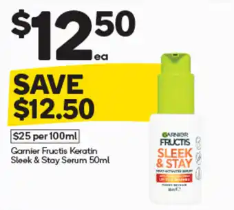 Garnier Fructis Sleek & Stay Serum