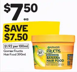 Woolworths Garnier Fructis Hair Food offer