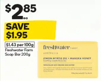 Woolworths Freshwater Farm Soap Bar offer