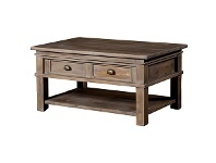 LivingStyles Settler Reclaimed Timber Coffee Table, 127cm offer
