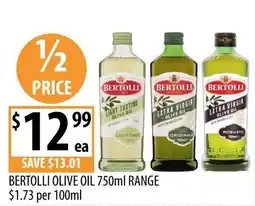 Supabarn Bertolli Olive Oil offer