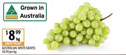 Supabarn Australian White Grapes offer