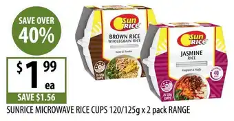 Sunrice Microwave Rice Cups
