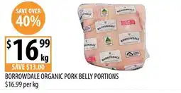 Supabarn Borrowdale Organic Pork Belly Portions offer
