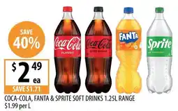 Supabarn Coca-Cola, Fanta & Sprite Soft Drinks offer