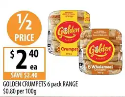 Supabarn Golden Crumpets offer