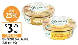 Supabarn Yumi's Dips offer