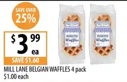 Supabarn Mill Lane Belgian Waffles offer