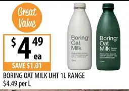 Supabarn Boring Oat Milk offer