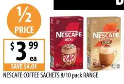 Supabarn Nescafe Coffee Sachets offer