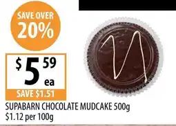 Supabarn Supabarn Chocolate Mudcake offer