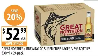 Great Northern Brewing Co Super Crisp Lager