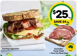 Woolworths Australian Rump Steak offer