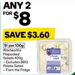 Woolworths Potato salad offer