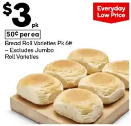 Woolworths Bread Roll Varieties offer