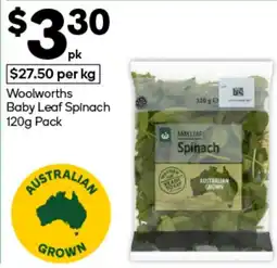 Woolworths Woolworths Baby Leaf Spinach offer