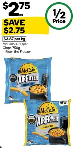 Woolworths McCain Air Fryer Chips offer