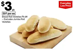Woolworths Bread Roll Varieties offer